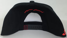 Load image into Gallery viewer, 420 SS Super Stoned Black/White/Burgandy UV Snap Back Adjustable Brand New !!!