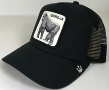 Load image into Gallery viewer, Goorin Bros King Of The Jungle Gorilla Black Adjustable Mesh Brand New !!!