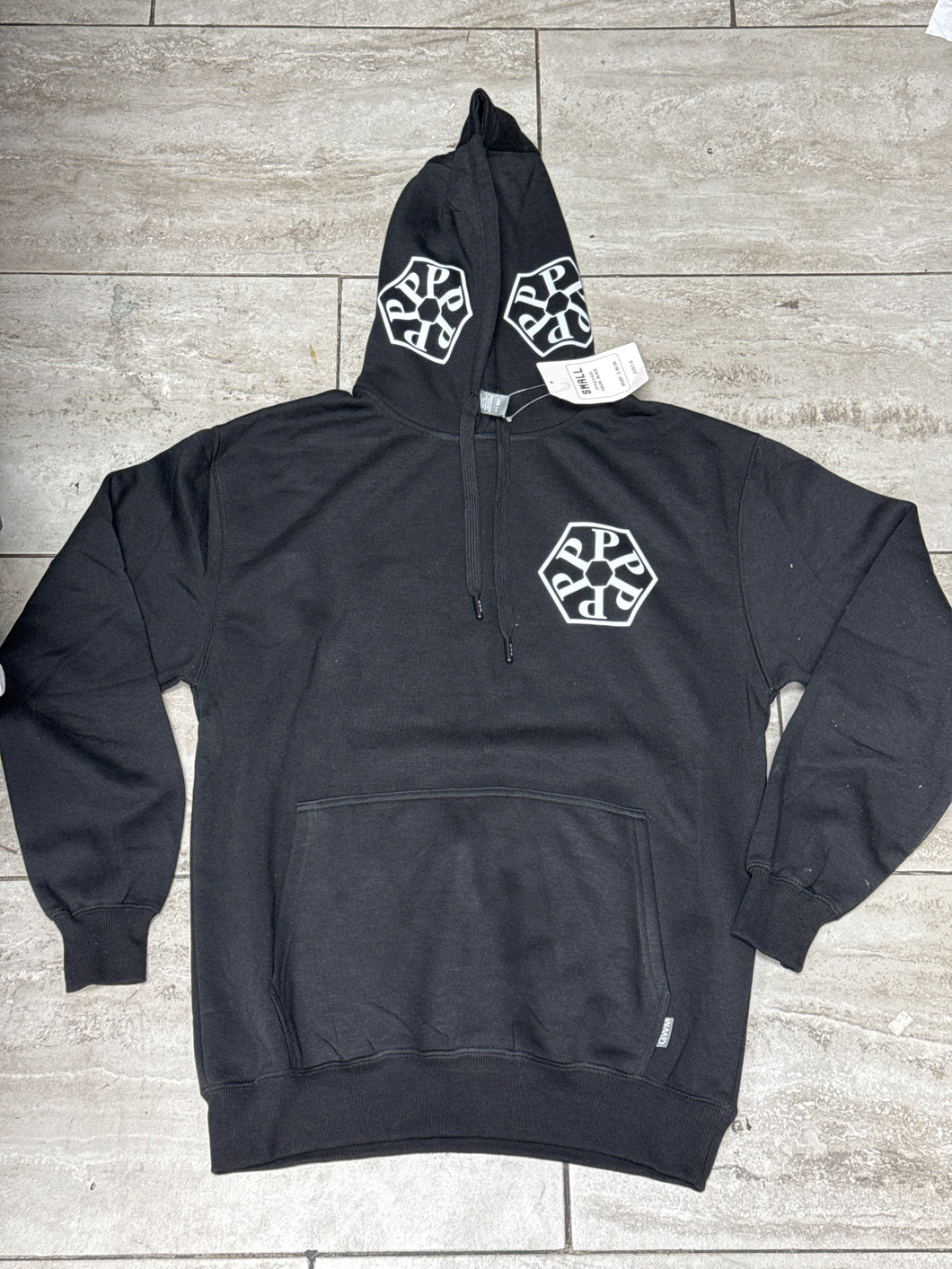 Black 6pz pullover hoodie