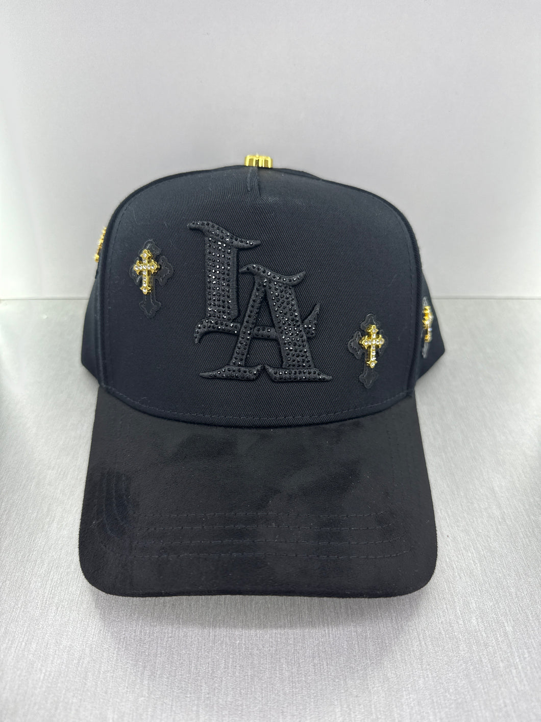 Black and gold LA bigg boss SnapBack hat 🧢