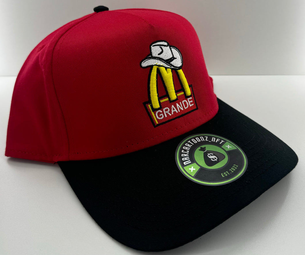 M Grande Red/Black Snap Back Brand New!