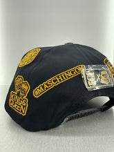 Load image into Gallery viewer, Mr tempo x chucky hats black and gold SnapBack hat
