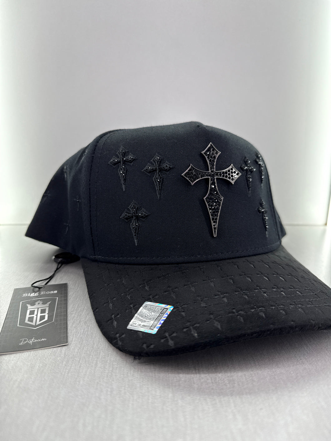 Black cross big boss SnapBack hat 🧢