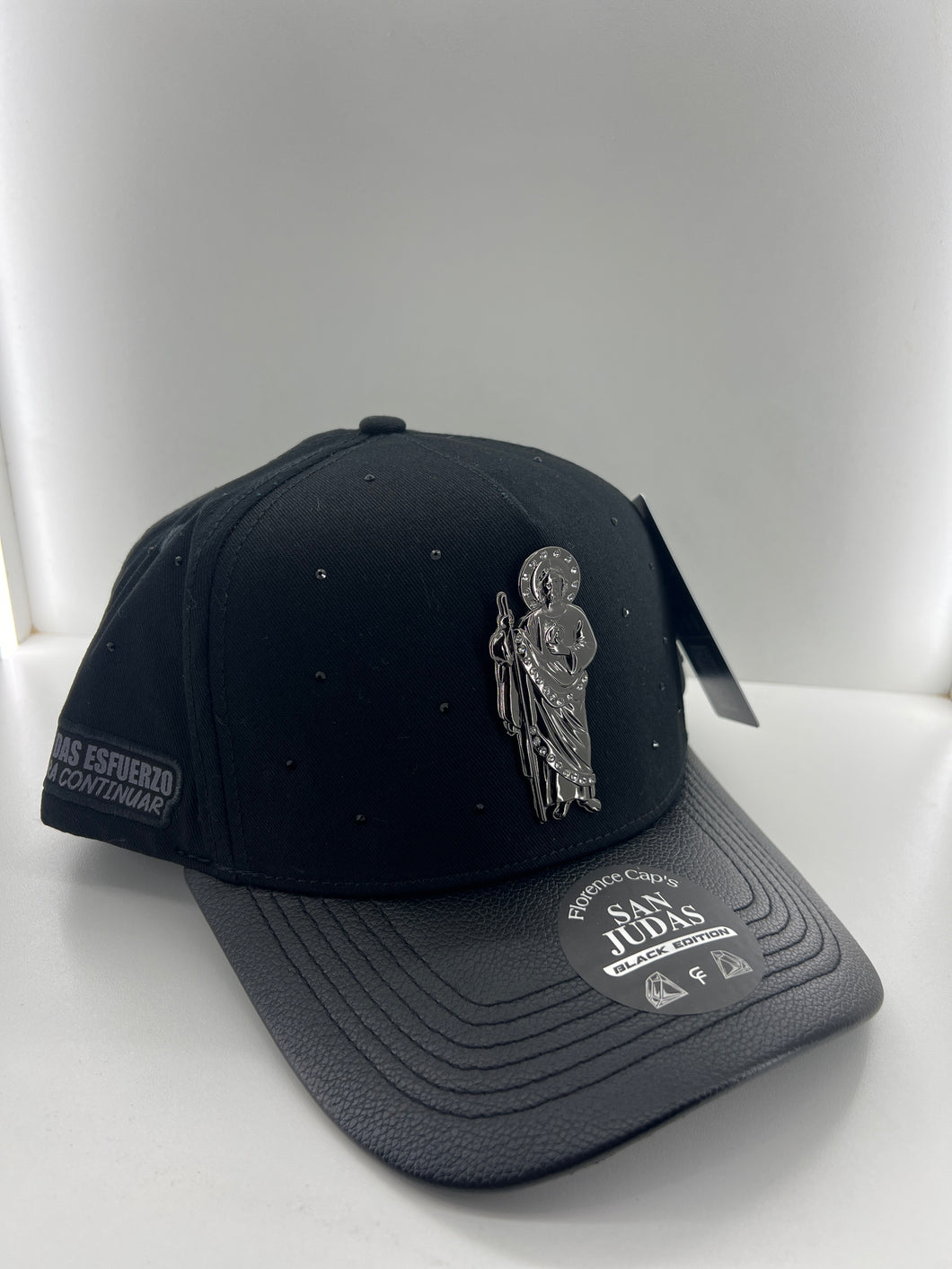 San Judas black on black snapback hat 🧢