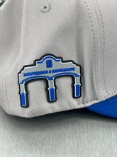 Load image into Gallery viewer, El Chaparrito gray blue snapback
