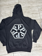 Load image into Gallery viewer, Black 6pz pullover hoodie
