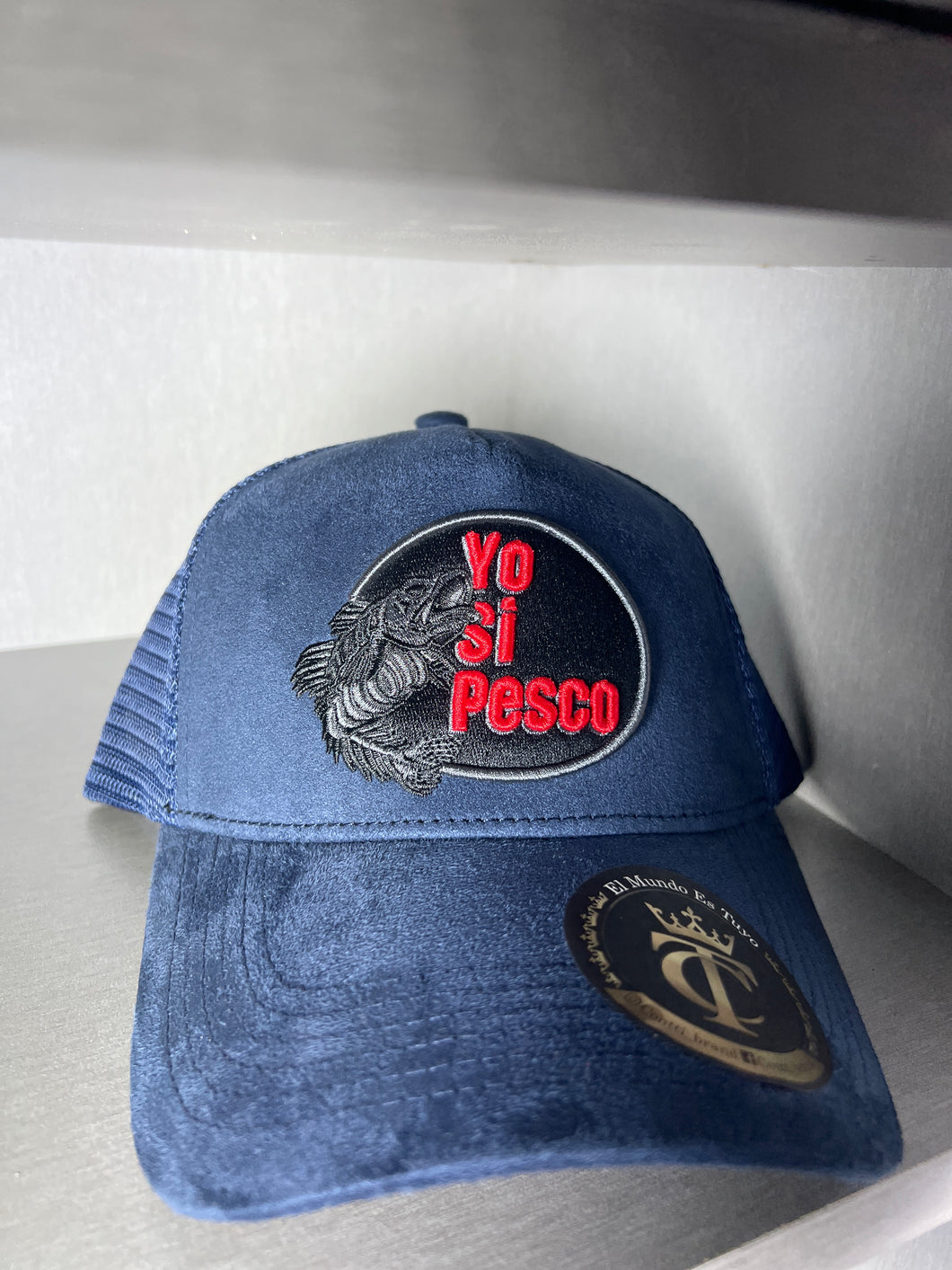 Yo si Pesco Navy snapback hat