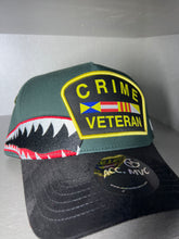 Load image into Gallery viewer, Crime veteran snapback hat
