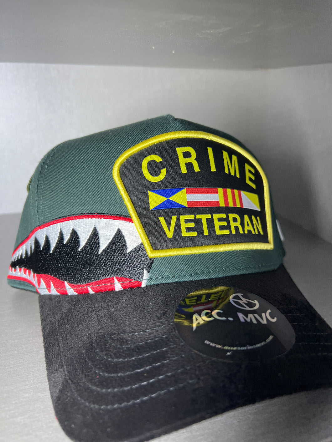 Crime veteran snapback hat