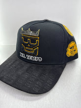 Load image into Gallery viewer, Mr tempo x chucky hats black and gold SnapBack hat

