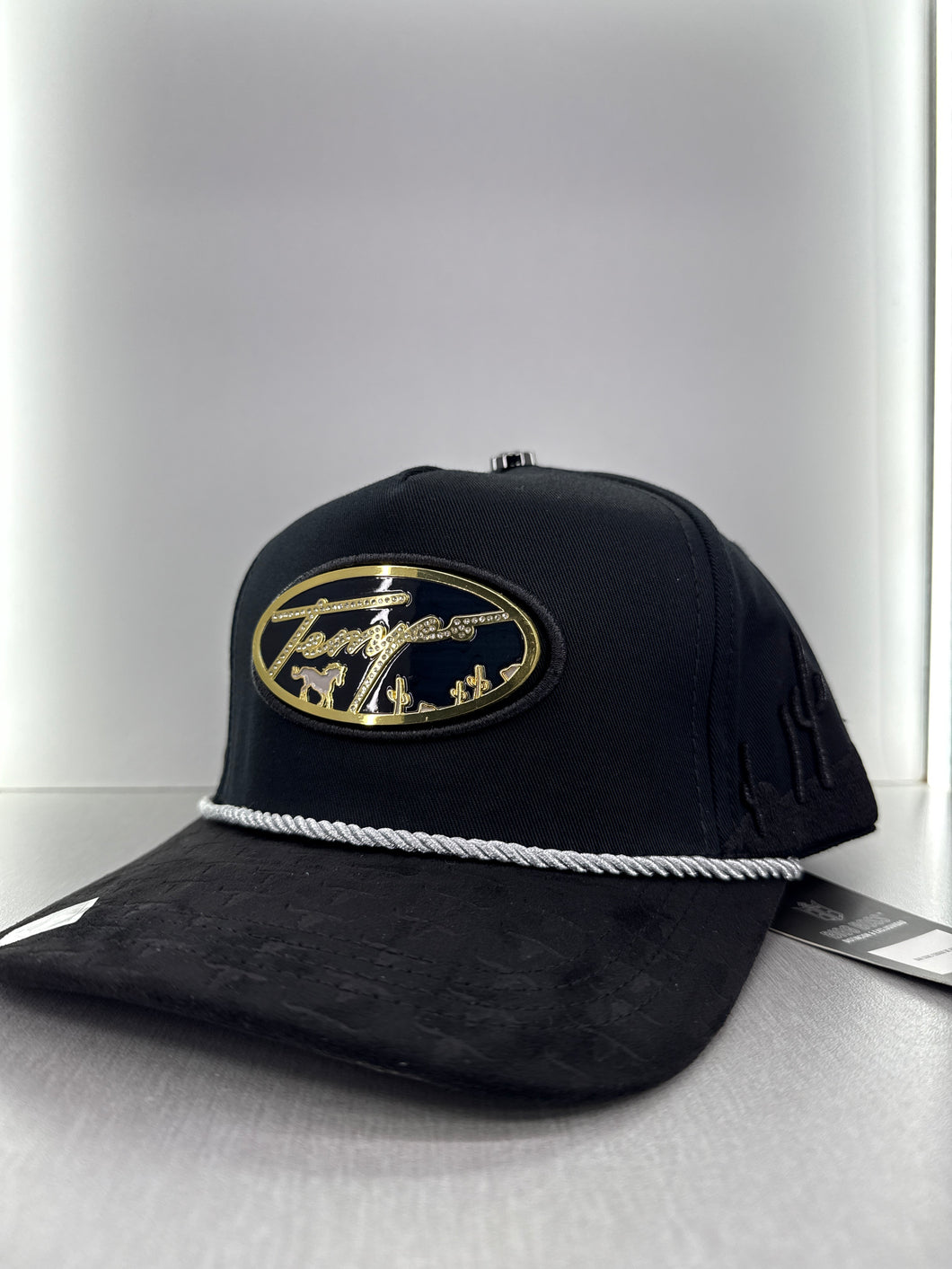 Black and gold big boss SnapBack hat 🧢