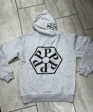 Load image into Gallery viewer, Grey 6pz pull over hoodie
