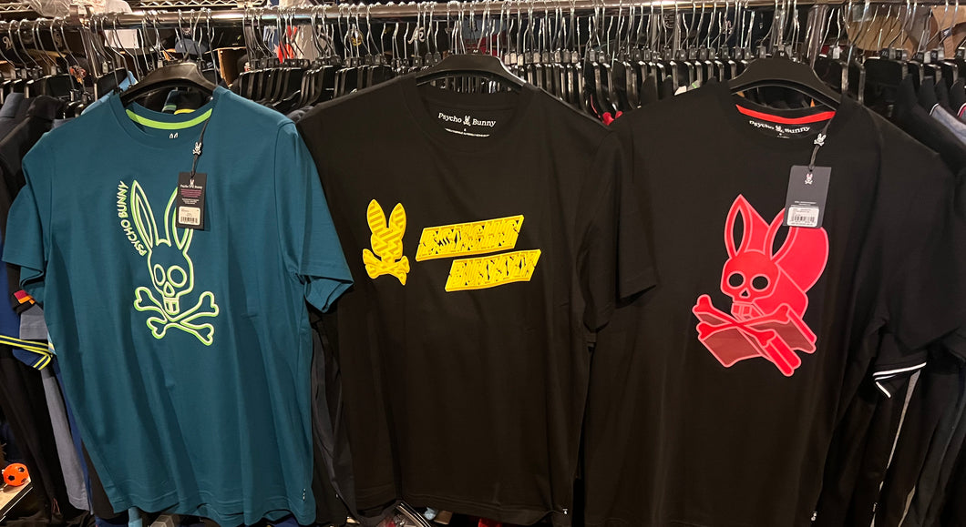 3 pack Phycho bunny 🐰 shirts