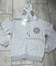 Load image into Gallery viewer, Grey 6pz pull over hoodie
