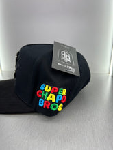 Load image into Gallery viewer, Super Chapo Bros black snapback hat Bigg Boss
