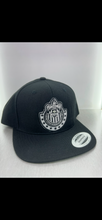 Load image into Gallery viewer, Chivas del Guadalajara black gray logo SnapBack hat

