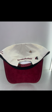Load image into Gallery viewer, Jc corridos tumbados SnapBack white maroon
