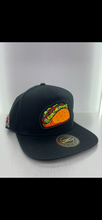 Load image into Gallery viewer, Jc taco 🌮 black snapback hat
