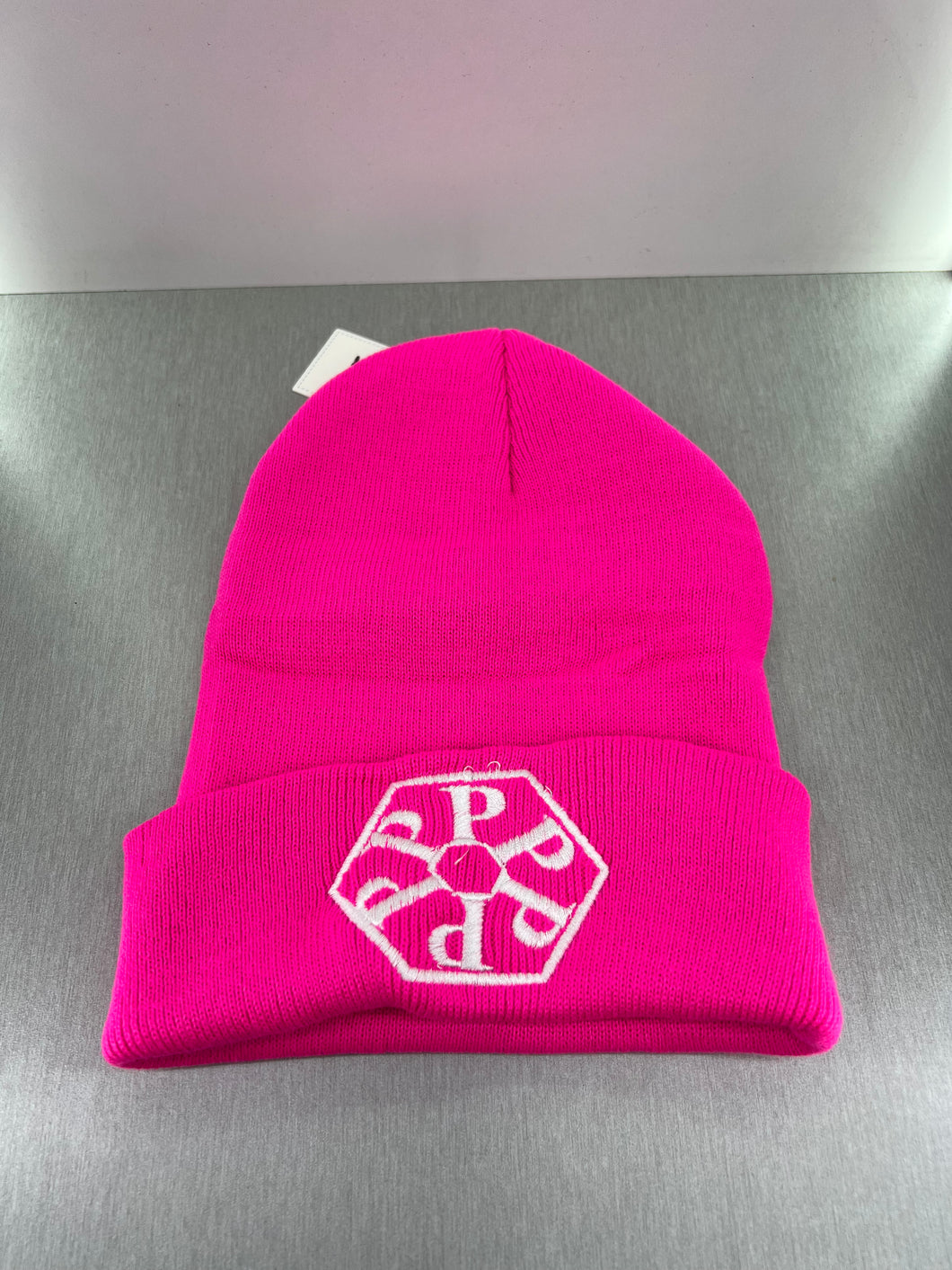 Six 6️⃣ Ps beanie One size fits most pink white