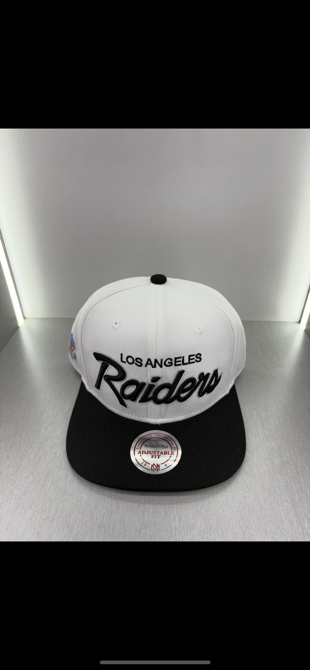 Los Angeles raiders Mitchell & Ness SnapBack white black
