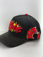 Load image into Gallery viewer, JM HATZ red and yellow Simpsons Los Angeles SnapBack hat 🧢
