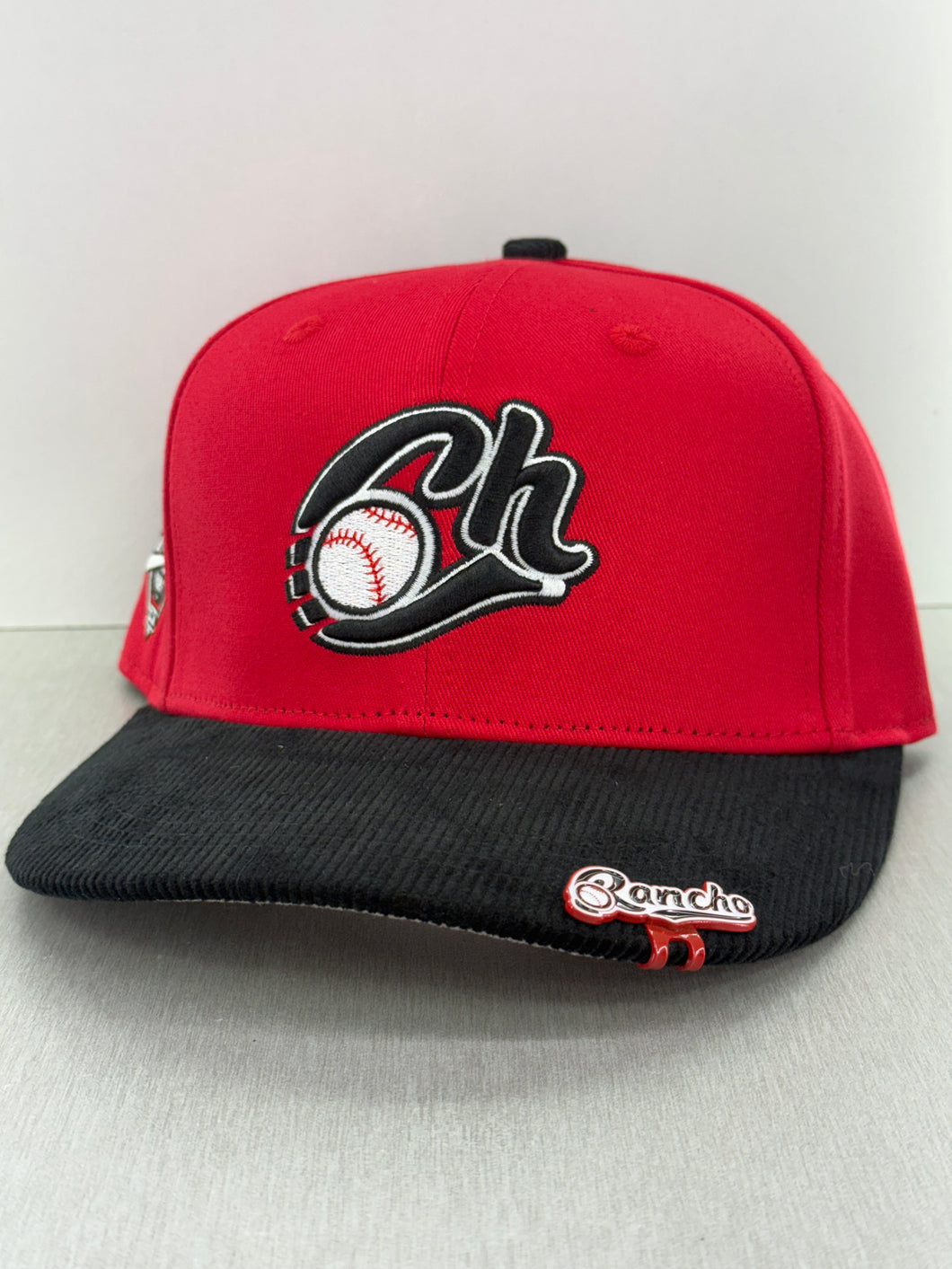 Charros de Jalisco black and red Rancho SnapBack hat 🧢