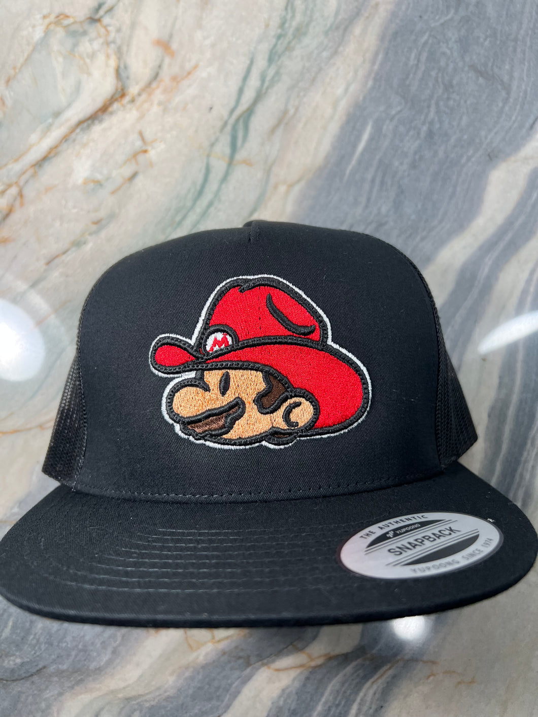 Mario bros snapback hat