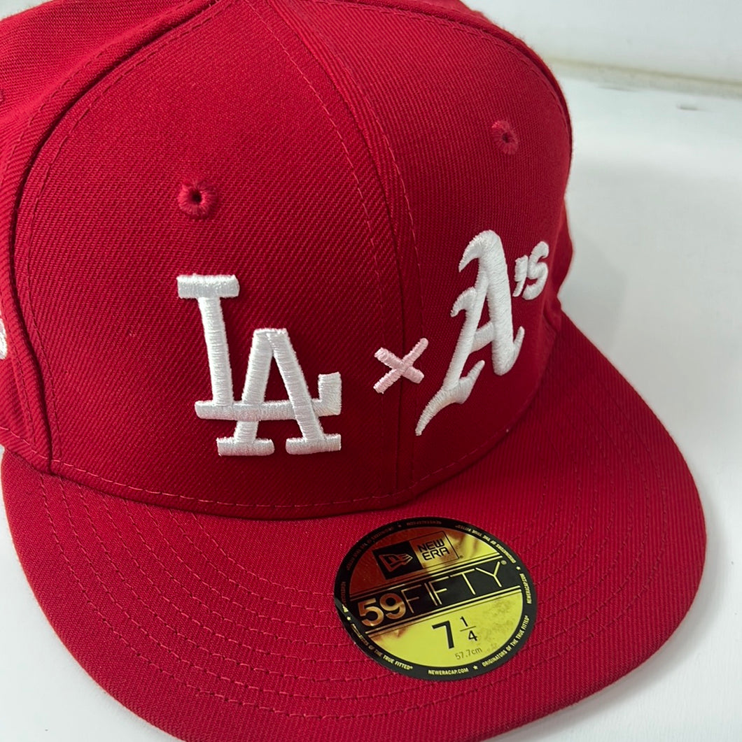 La x As New Era Fitted Hat Dodgers