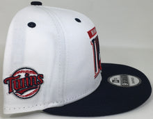 Load image into Gallery viewer, Minnesota Twins New Era 9FIFTY Adjustable Navy Blue/Red Snap Back Brand New !!!
