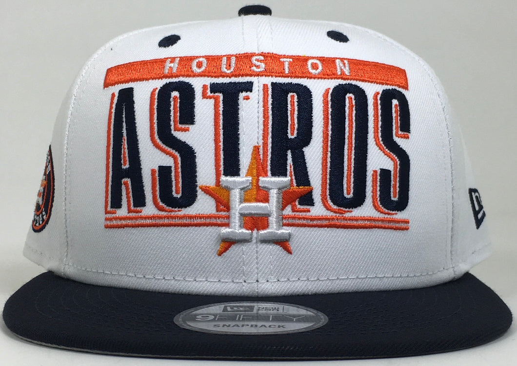 Houston Astros New Era 9FIFTY Adjustable Navy Blue/Orange Snap Back Brand New !!!