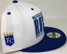 Load image into Gallery viewer, Kansas City Royals New Era 9FIFTY Adjustable Blue/Baby Blue Snap Back Brand New !!!
