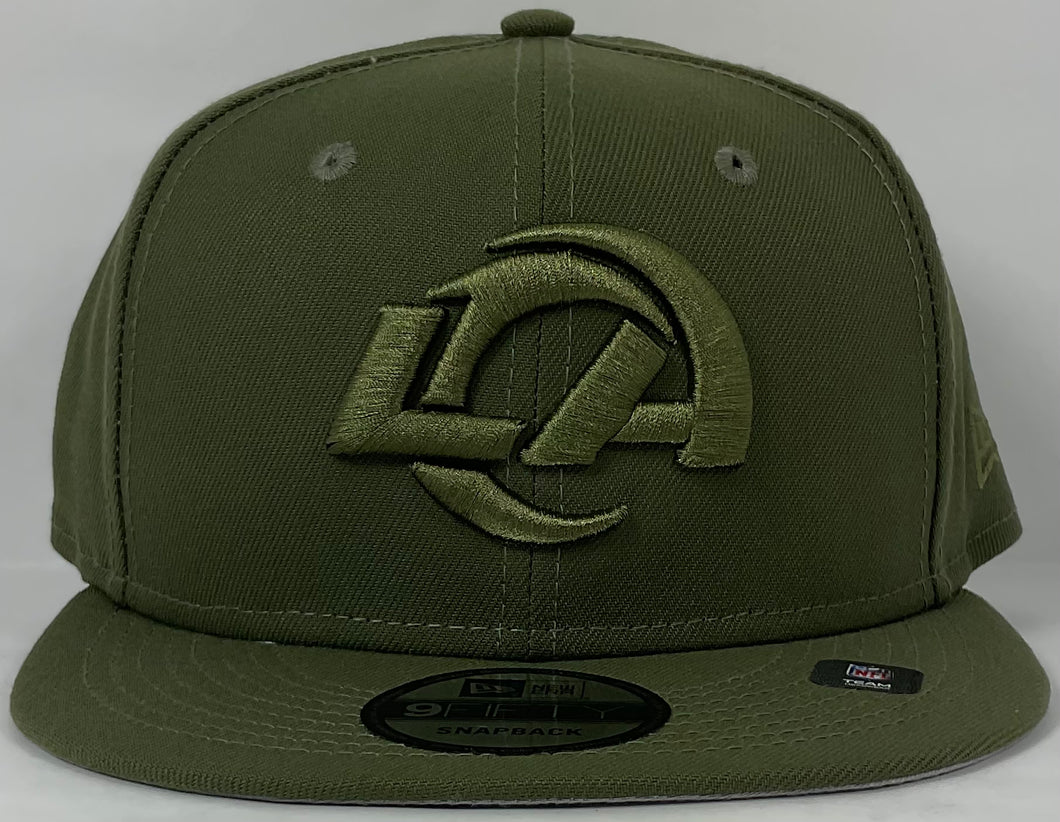 Los Angeles Rams Green 9FIFTY Adjustable Snap Back Brand New !!!