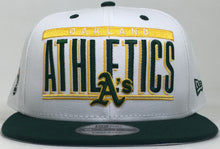 Load image into Gallery viewer, Oakland Athletics New Era 9FIFTY Adjustable Green/Yellow Snap Back Brand New !!!
