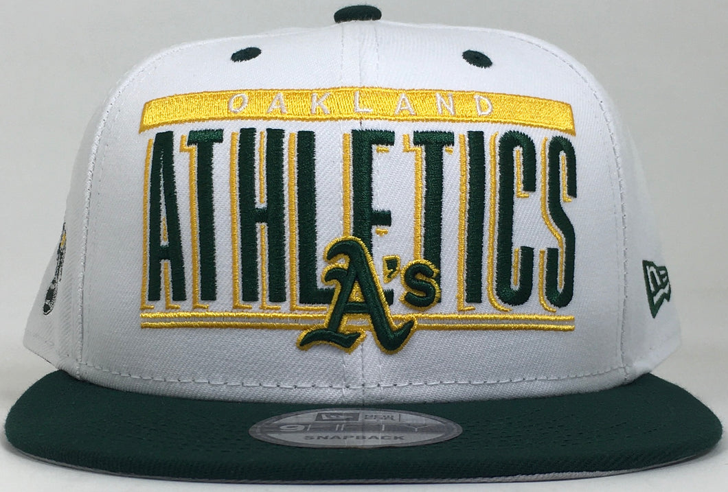 Oakland Athletics New Era 9FIFTY Adjustable Green/Yellow Snap Back Brand New !!!
