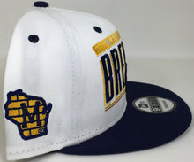 Load image into Gallery viewer, Milwaukee Brewers New Era 9FIFTY Adjustable Blue/Yellow Snap Back Brand New !!!

