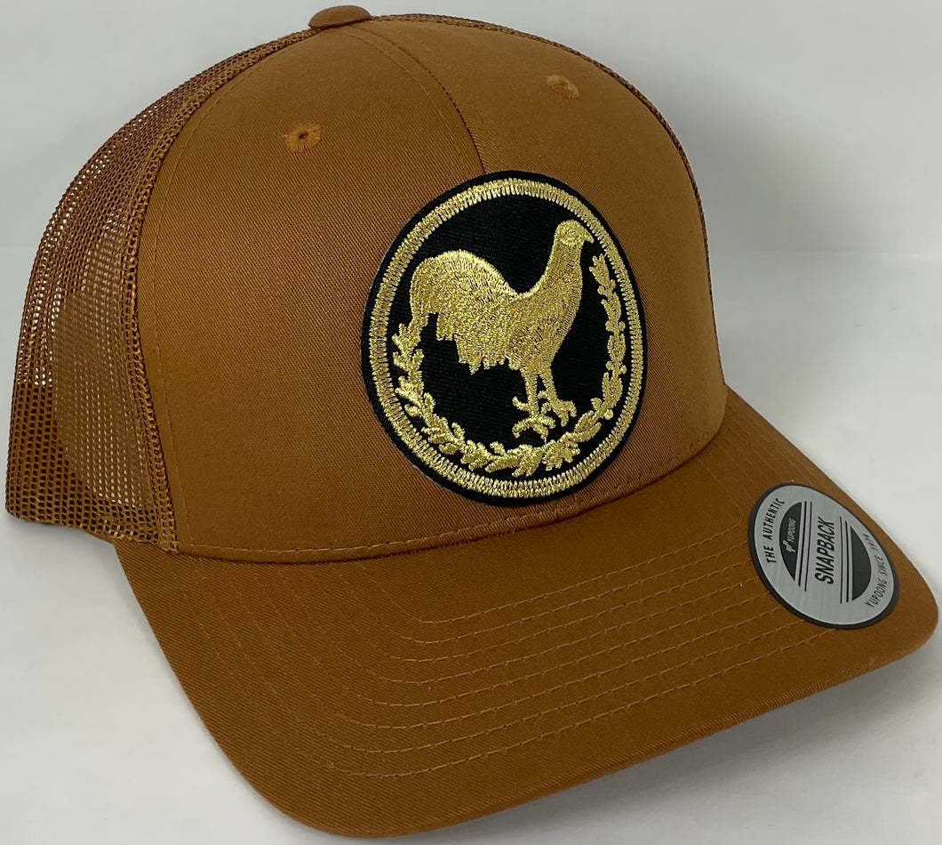 Gallo Dorado Brown/Gold YUPOONG Snap Back Adjustable Brand New !!!