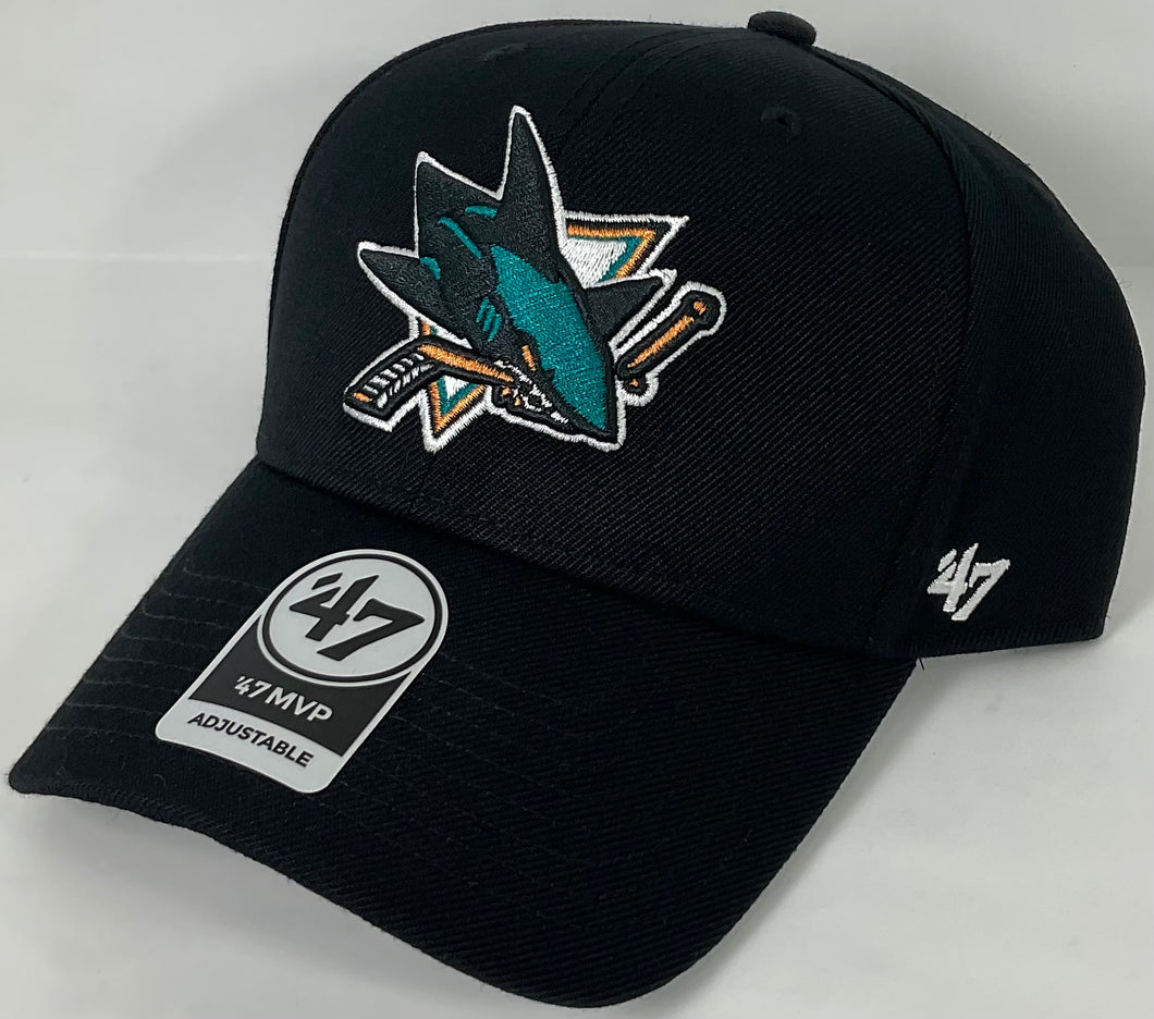 San Jose Sharks Black '47 MVP Adjustable Brand New !!!