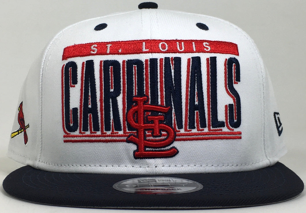 St Louis Cardinals New Era 9FIFTY Adjustable Navy Blue/Red Snap Back Brand New !!!