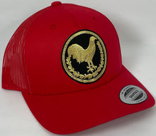 Load image into Gallery viewer, Gallo Dorado Red/Gold YUPOONG Snap Back Adjustable Brand New !!!
