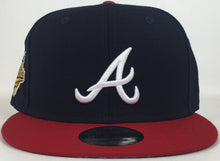 Load image into Gallery viewer, Atlanta Braves World Series New Era 9FIFTY Adjustable Navy Blue/Red Brand New !!!
