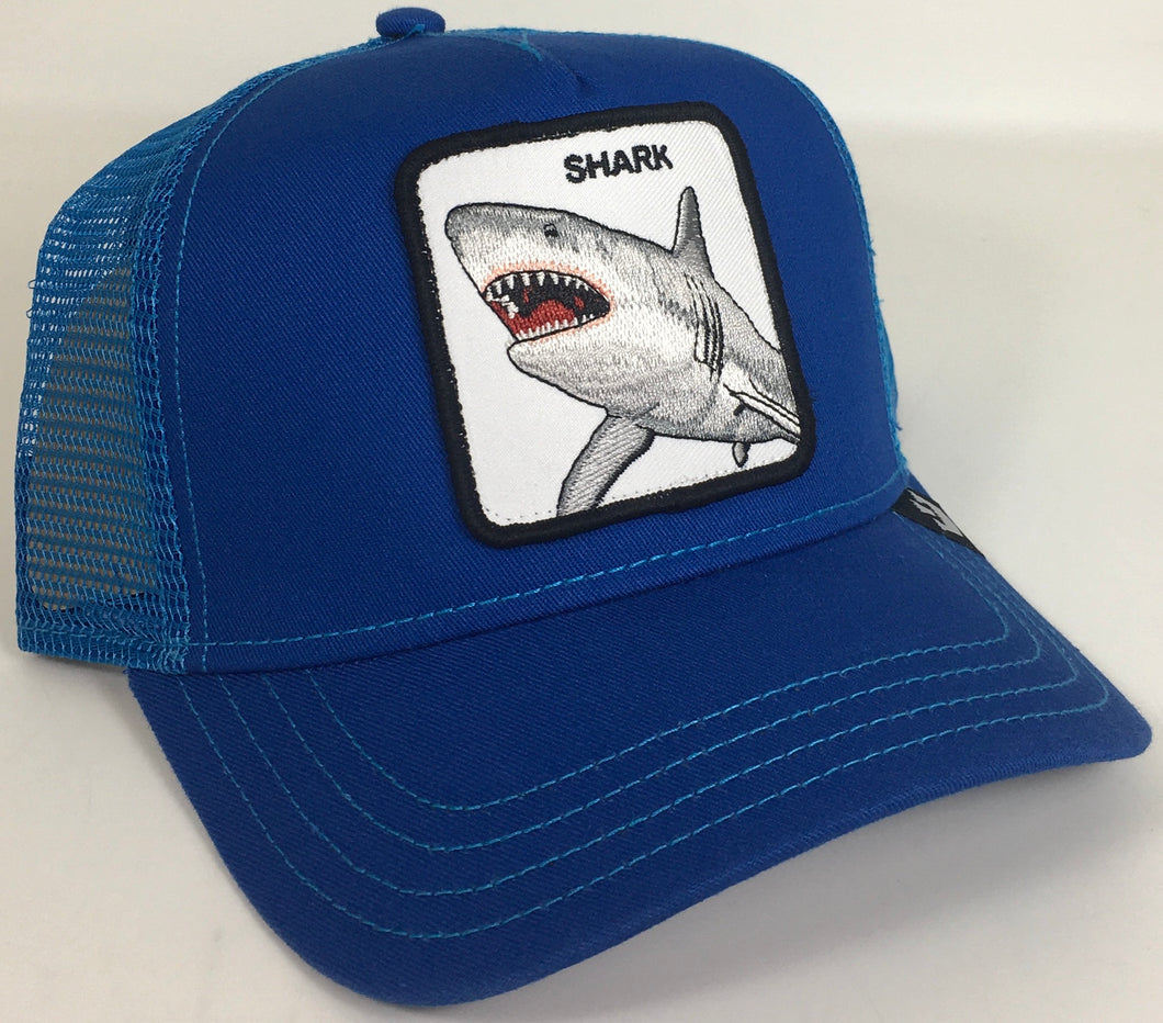 Shark Goorin Bros Blue Snap Back Adjustable Brand New Ships Now !!!