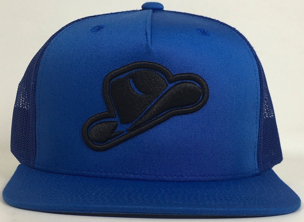 Sombrero/Cowboy Hat Blue Trucker Hat Brand New Ships Now !!!