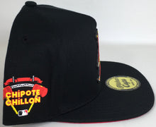 Load image into Gallery viewer, El Chapulin Colorado Chipote Chillion Black/Red Snap Back Adjustable Brand New !!!
