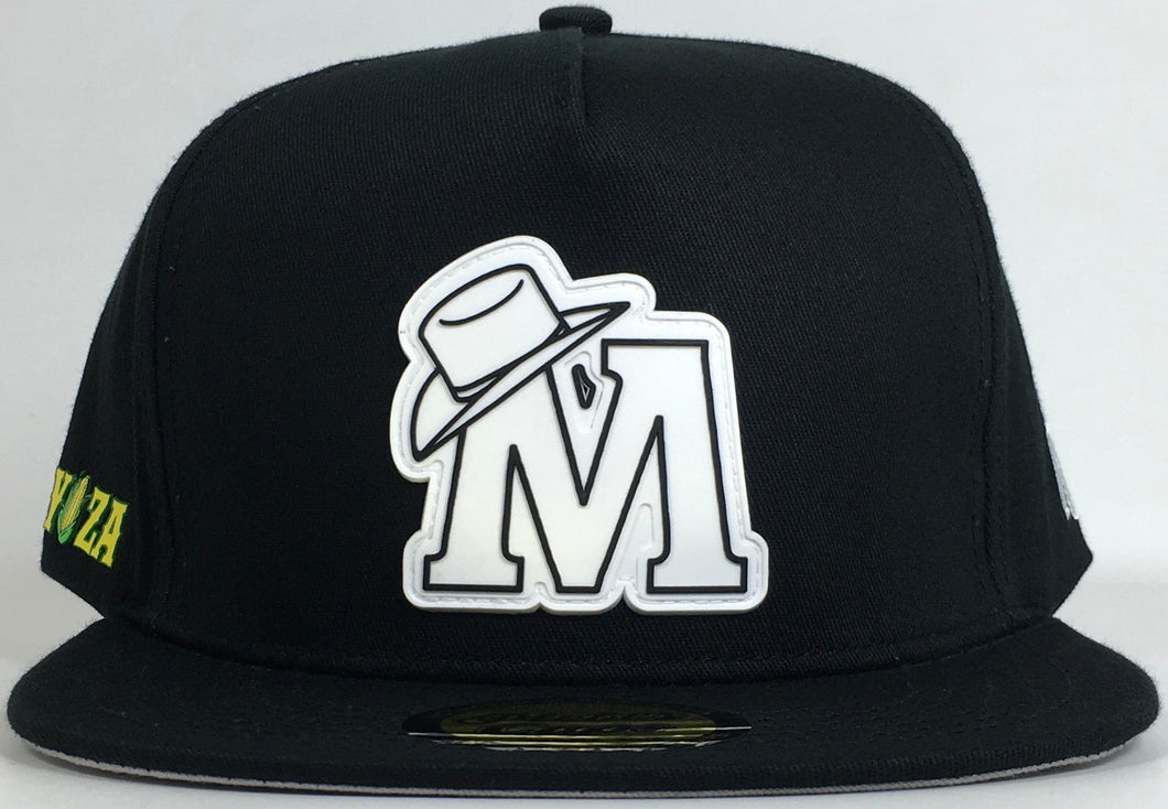 El Mayo Zambada La Mayiza Black/White Snap Back Adjustable Brand New !!!
