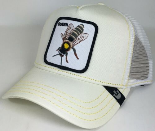 Queen Bee Goorin Bros White Snap Back Adjustable Brand New Ships Now !!!
