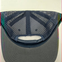 Load image into Gallery viewer, Gallo 🐓 dorado snapback hat gray front navy blue mech

