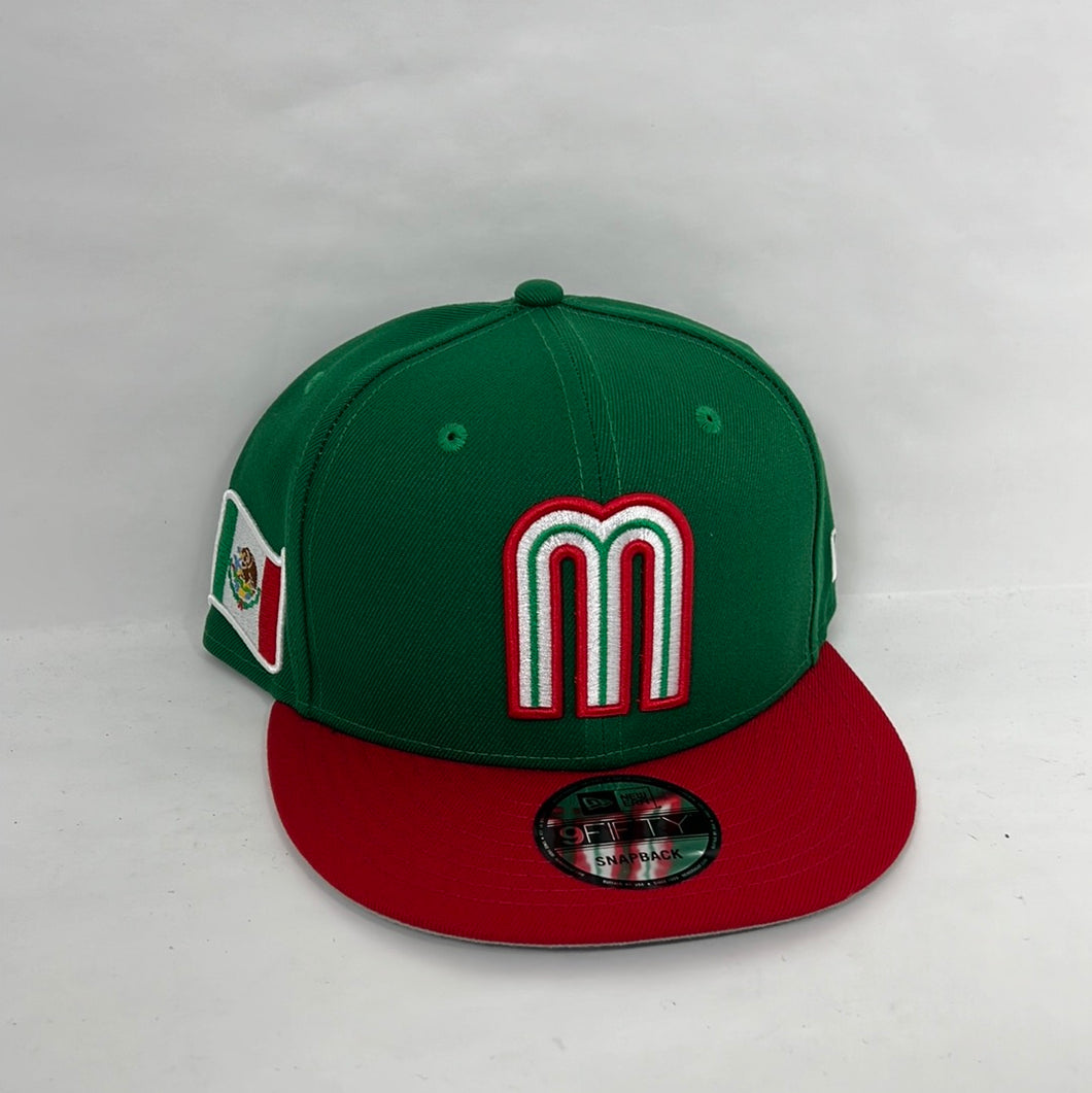 Mexico 🇲🇽 new era snapback green red  hat 🧢