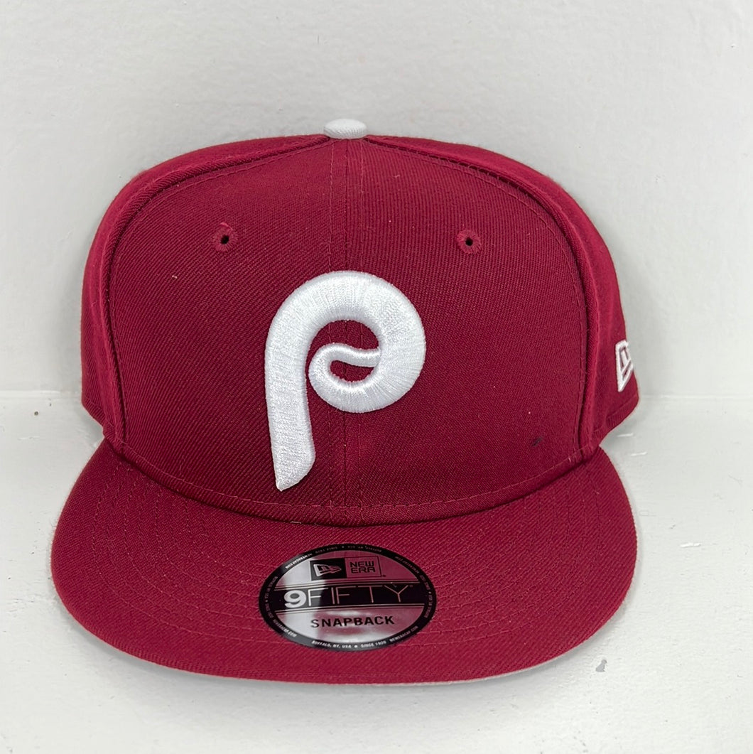 Philadelpia Phillies new era snapback hat gray bottom