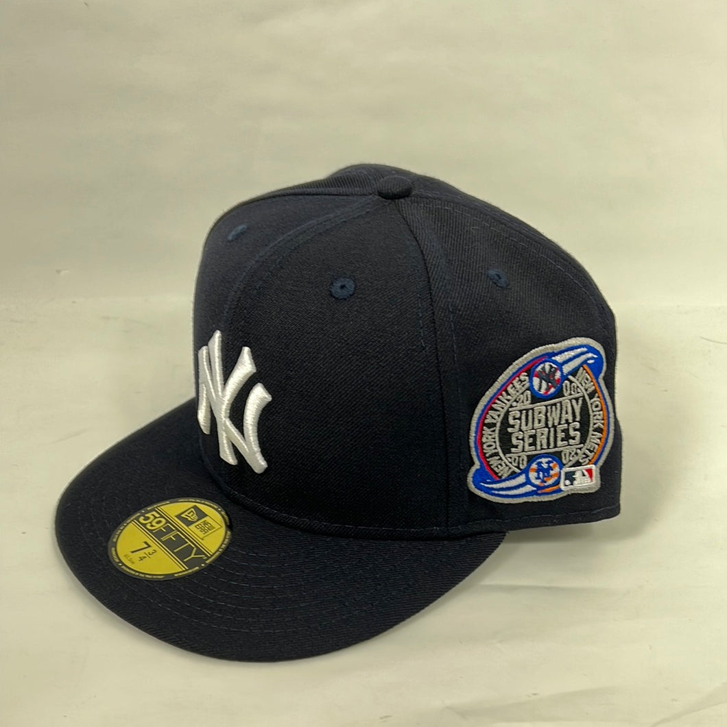 New York Yankees New Era Fitted Side Patch Gray Bottom