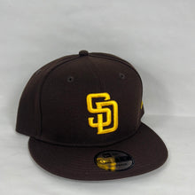 Load image into Gallery viewer, San Diego Padres brown new era snapback hat 🧢
